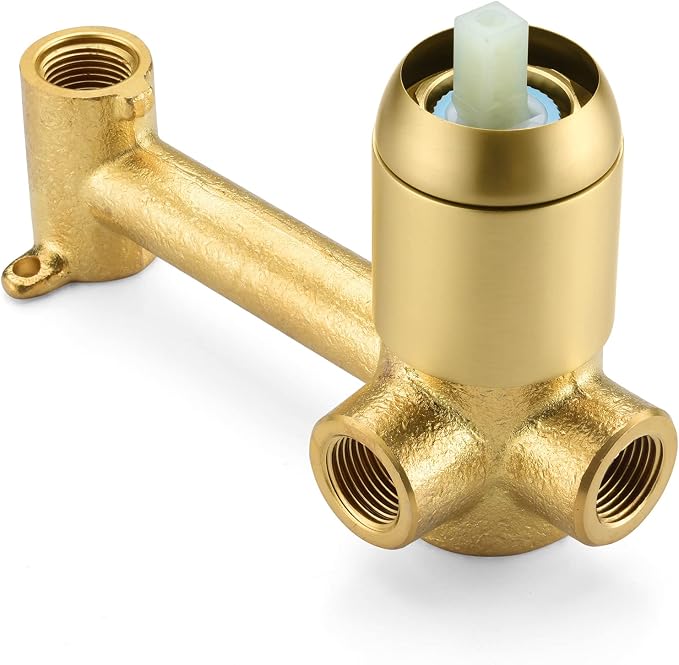 SUMERAIN Wall Mount Bath Tub Faucet Brushed Gold Tub Filler Extra Long Spout - Image 6