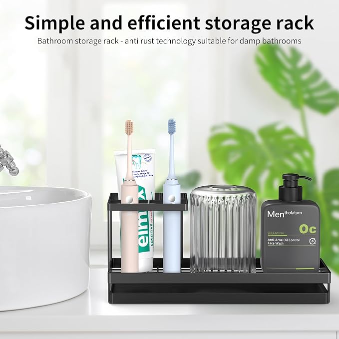 Toothbrush Holders for Bathrooms, Tooth Brushing Holder Electric Toothbrush and - Image 3