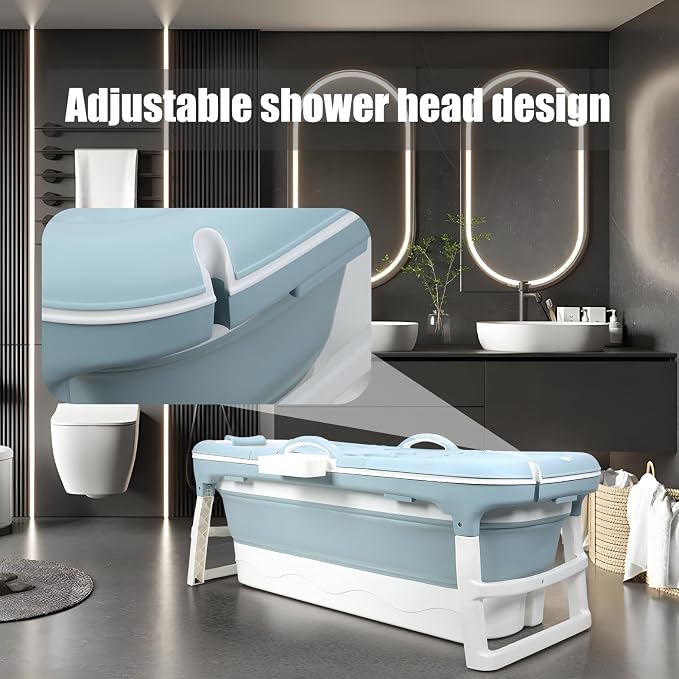 Portable Bathtub for Adult, Large Collapsible Tub, Portable Tub for Adults - Image 6