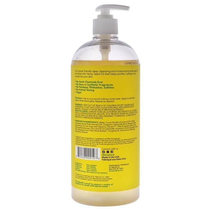 Dr. Natural Body Wash, 32 oz - Image 8
