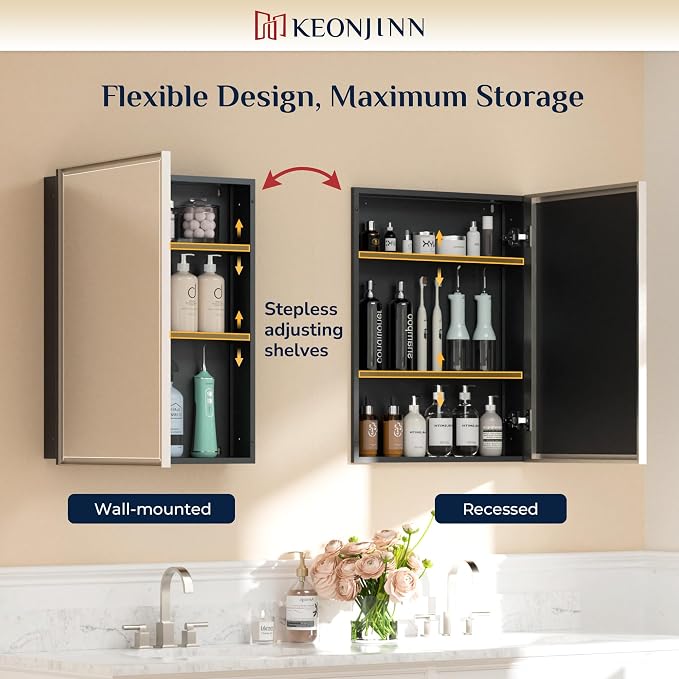 Keonjinn 16" x 24" Medicine Cabinets - Image 3