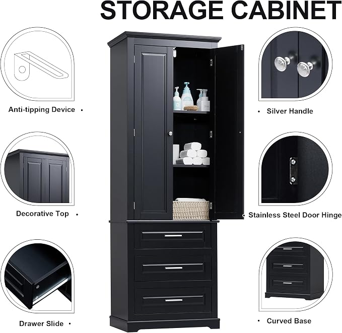 Polibi Tall Storage Cabinet - Image 5