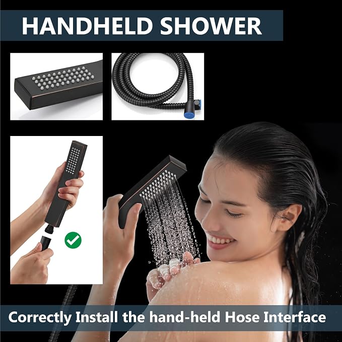 Aolemi Shower Faucet Set Rain Shower System - Image 3