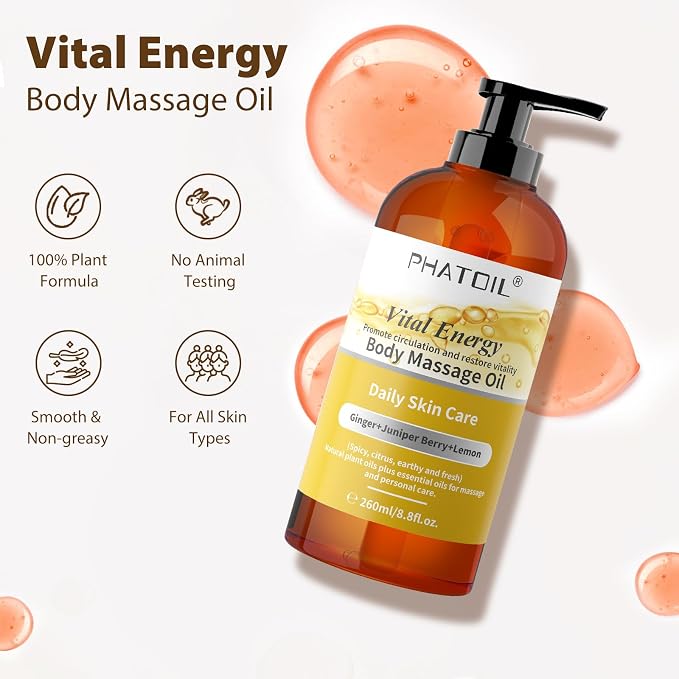 PHATOIL Ginger Oil Ginger Body Massage Oil - Image 2