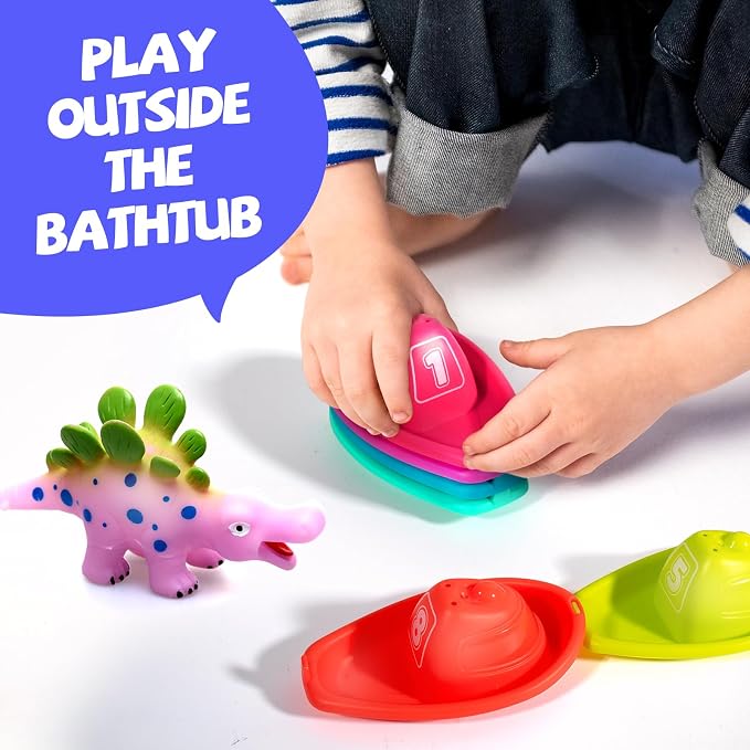 Hely Cancy Mold Free Bath Toys for Toddlers 18 Month - Image 6