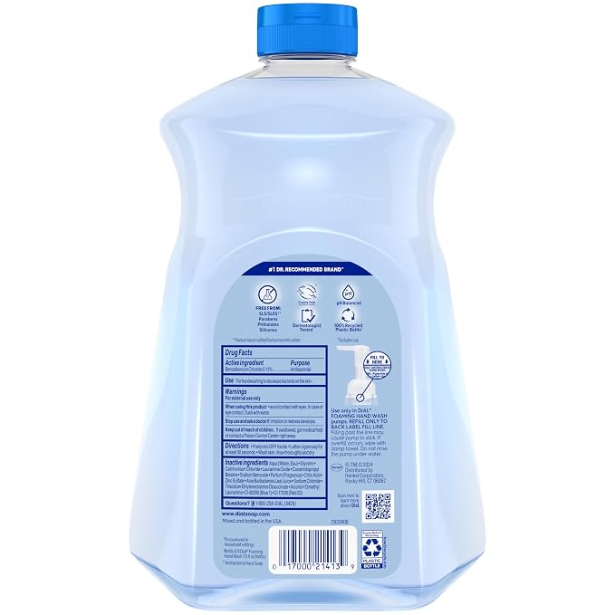 Dial Antibacterial Defense Foaming Hand Soap + Aloe, Spring Water Scent - Image 6