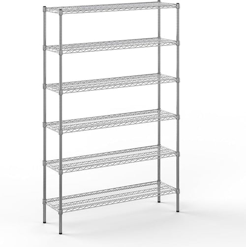 14" Deep x 48" Wide x 74" Height Wire Shelving Kit | 6-Tier | NSF Commercial by Regal+Altair