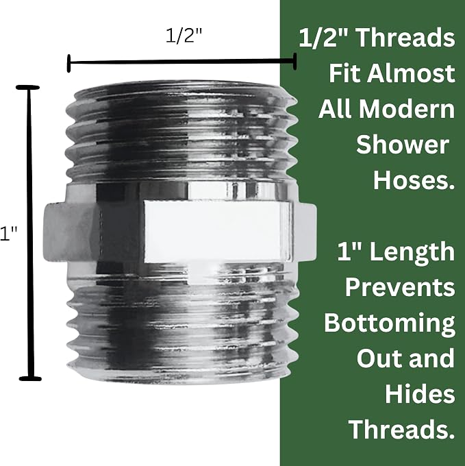High Sierra® - Shower Hose Connector - Extends The Length of Any Shower Hose - - Image 6