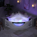 Empava 59" Corner Whirlpool Bathtub by Empava