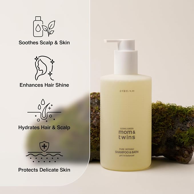 SHAMPOO & BATH – Tear-Free 2-in-1 Organic Korean Baby Shampoo & Wash, Vegan - Image 4