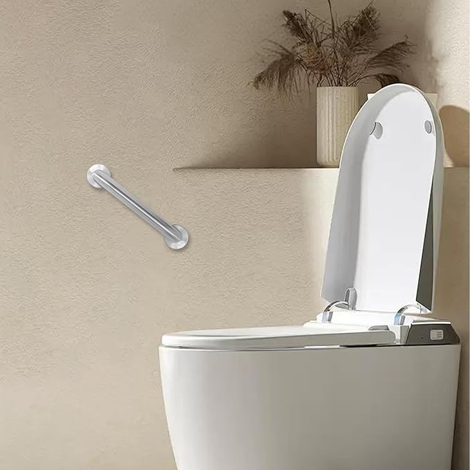 Shower Grab Bar, 2 Pack 12 Inch Brushed Nickel Bathroom Safety Bar, 1.25" - Image 7