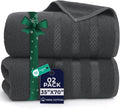 DAN RIVER 2 Pack Luxury Bath Sheets 35x70, 600 GSM, Soft & Quick Dry 100% Ring by DanRiver
