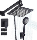 Shower Head 8'' High Pressure Rainfall, Handheld Shower Combo by Hamckay