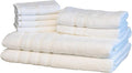 Mosobam Luxury Turkish 8pc XL Towel Set 35X70 16X30 13X13 White Oversize 700 by Mosobam