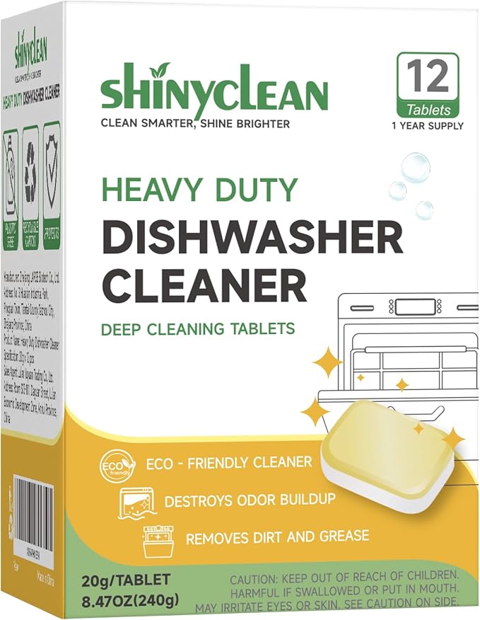 Heavy Duty Dishwasher Cleaning Tablets | Natural Dishwasher Cleaner and - Image 9
