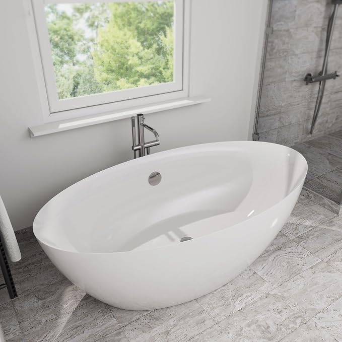 Empava EMPV-FT1503 71" Acrylic Freestanding Bathtub by Empava