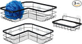 Amazon Basics Corner Shower Caddy Organizer, Stainless Steel by AmazonBasics
