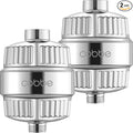 Cobbe HD HEAVY DUTY High Output Shower Filter 2 Pack – 99% REMOVAL Shower Head by CobbeforQualityLife