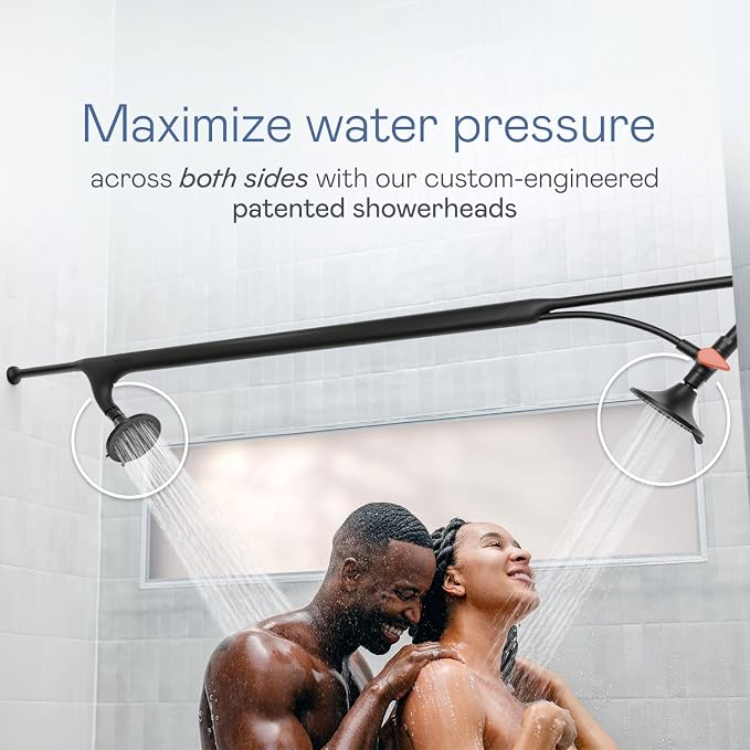 BOONA Original Tandem Shower as Seen on Shark Tank | Dual Shower Head - Image 2