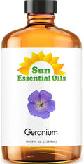 Sun Essential Oils Geranium Essential Oil – Pure Aromatherapy Oil by SunEssentialOils