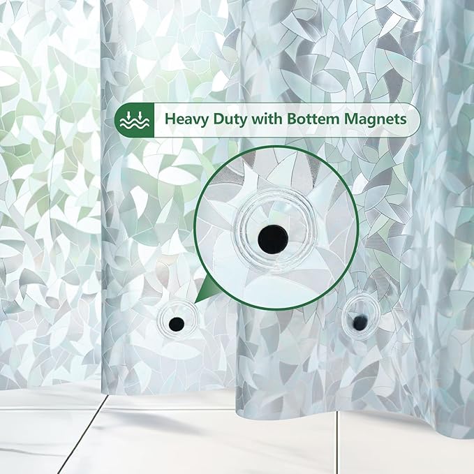 AooHome 72x72 Shower Curtain Liner - Image 4