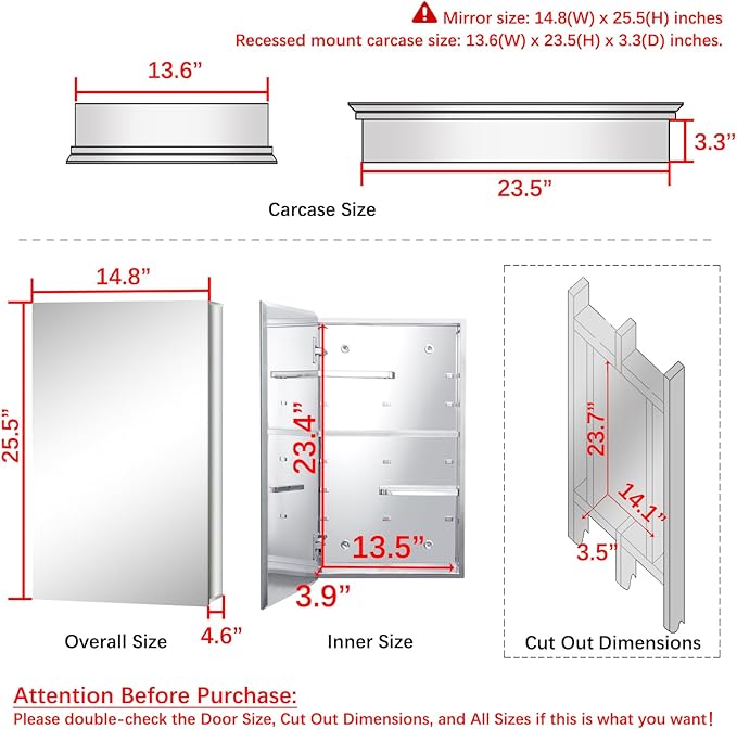 Fundin Bathroom Wall Cabinet - Image 3