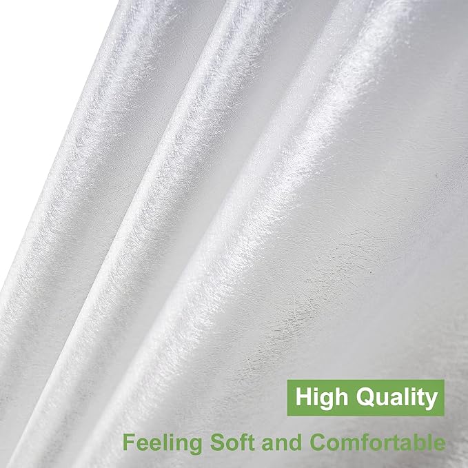 UFRIDAY Extra Long Shower Curtain Liner 86 Inches Long, Weighted Bathroom - Image 4