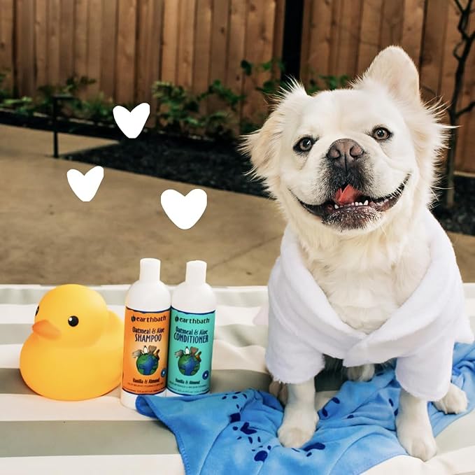 earthbath Oatmeal & Aloe Dog Shampoo and Conditioner Set - Image 5
