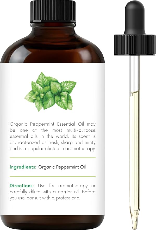 Handcraft Blends Organic Peppermint Essential Oil – 1 Fl Oz – 100% Pure and - Image 2