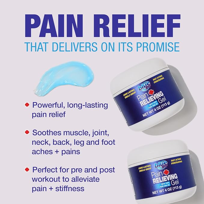 Blue Goo Pain Relieving Gel – for Back, Muscle and Joint Pain, Fast-Acting - Image 5