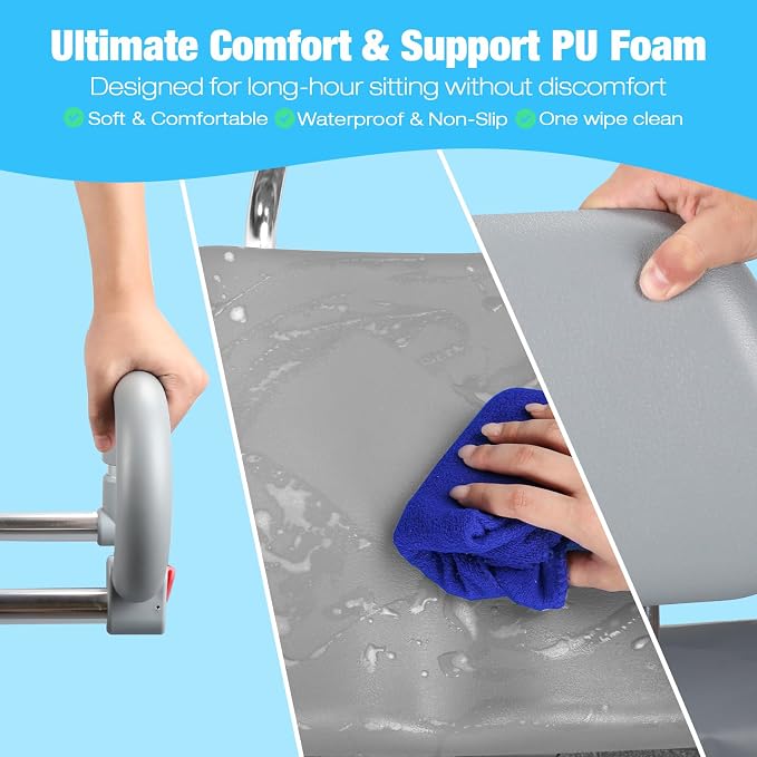 Sliding Shower Chair Tub Transfer Bench - Image 6
