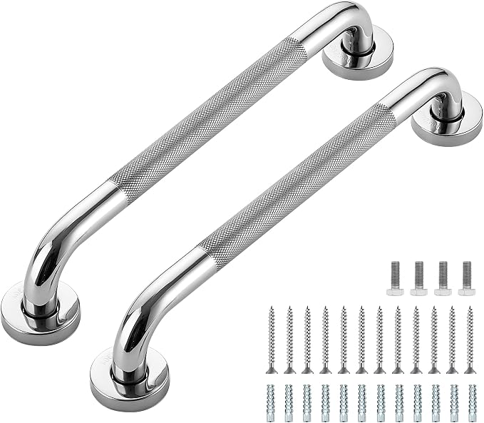 Grab Bars for Shower, 1 Pack 16-Inch Anti Slip Shower Handles for Elderly by RavinteHardware