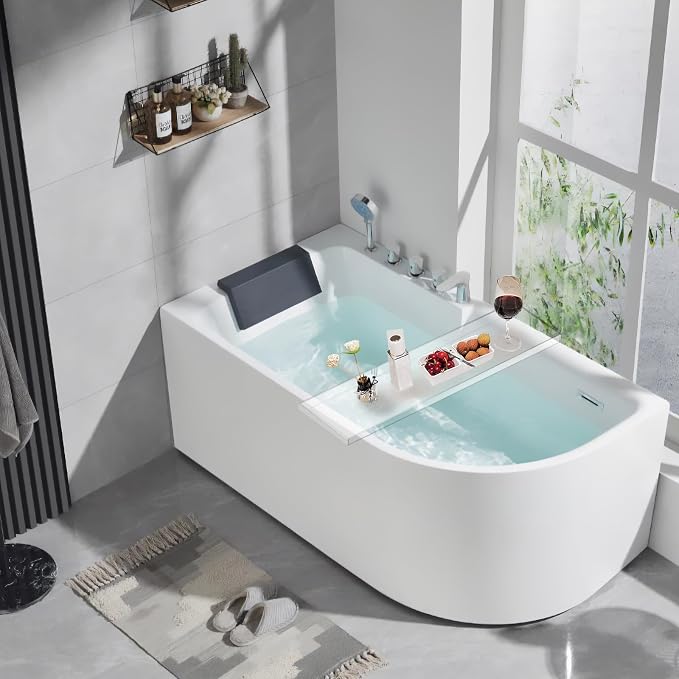 Acrylic Bathtub Tray, 32.28in Clear Bath Caddy, Bathroom Caddy Tray - Image 8