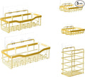 Fab Glass and Mirror 5-Pack Shower Caddy, Bathroom Caddy by FabGlassandMirror