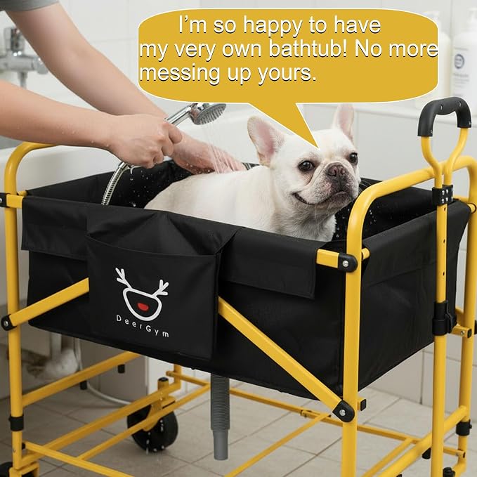 2-in-1 Dog Bathtub and Dog Stroller, Portable Dog Bath and Pet Stroller - Image 6