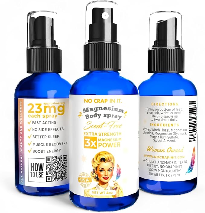 No Crap In It Magnesium Spray, Triple Action!- Your Way to Wellness | Immediate - Image 6