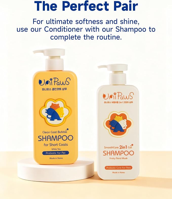 Unipaws Probiotic Dog Shampoo for Short-Haired Coats – Itch Relief, Deodorizing - Image 8