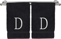 Monogrammed Hand Towel, Personalized Initial Gift, Extra Absorbent 100% Turkish by BareCotton