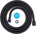 ALEASHA 79 Inches Shower Hose Matte Black Finished, SUS 304 Stainless Steel by ALEASHA