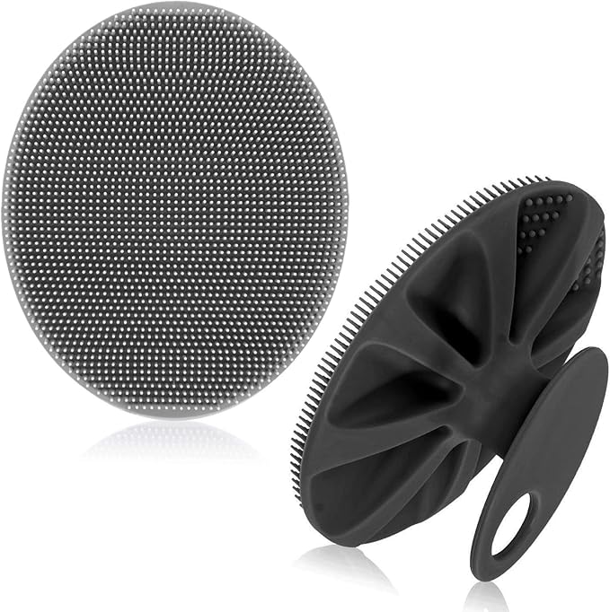 INNERNEED Soft Silicone Body Scrubber Exfoliating Glove Shower Cleansing Brush by INNERNEED