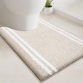 PURRUGS Bathroom Rug Non-Slip Machine Washable 20" x 24" U-Shaped, Super by PURRUGS