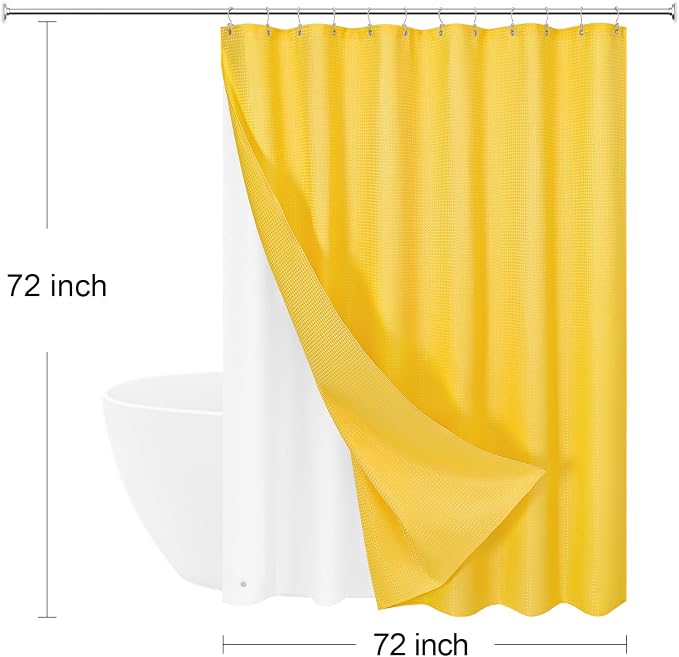 3 in 1 Shower Curtain Set, Waterproof Shower Curtains - Image 8