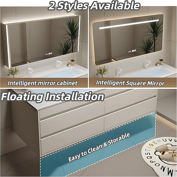 36IN Double Bathroom Cabinet - Image 7