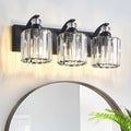 3-Light Black Bathroom Light Fixture Modern Vanity Lights Over Mirror Vintage by Zqoyn