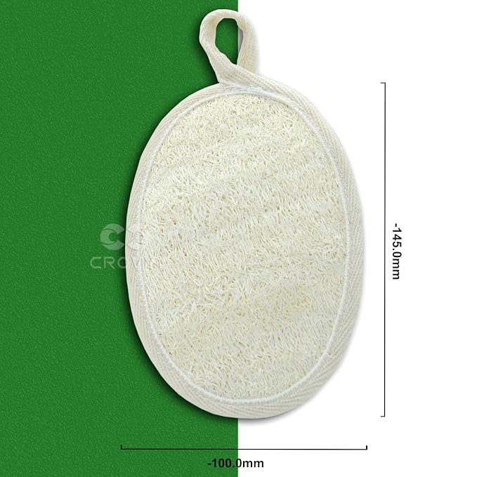 Natural Loofah Exfoliating Body Scrubber, Made - Image 4