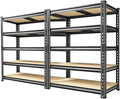 60.1" H Garage Storage Shelves 1990LBS Storage Shelves, 5 Tier Adjustable Metal by Unknown