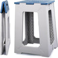 ProTraveser Bathroom Foot Rest Stool, Foldable Waterproof Plastic Step Stool by ProTraverse