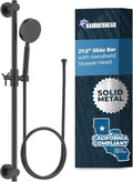 HammerHead Showers® SOLID METAL 27.5 Inch Shower Slide Bar Set and Handheld by HammerHeadShowers