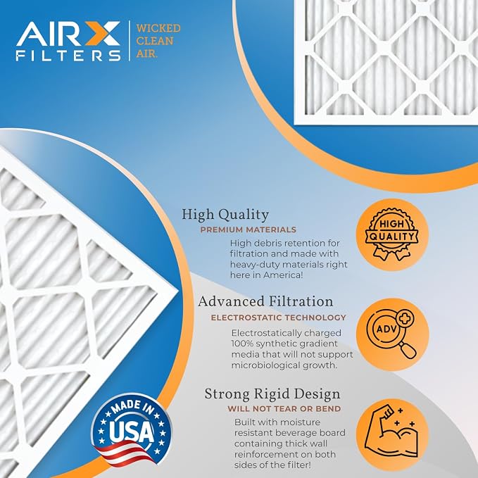 14x20x2 Air Filter MERV 11 Rating, 12 Pack of Furnace Filters Comparable to MPR - Image 3