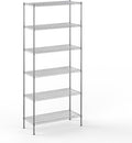 18" Deep x 42" Wide x 96" Height Wire Shelving Kit | 6-Tier |NSF Commercial by Regal+Altair